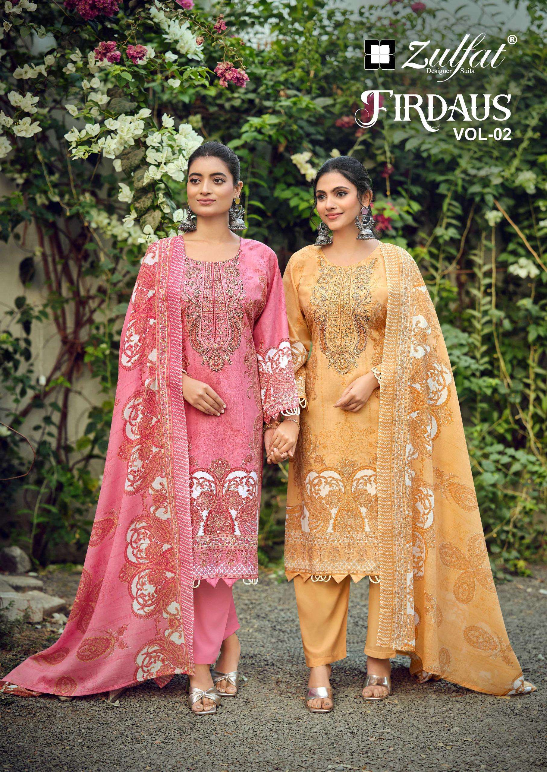 FIRDAUS VOL - 02 BY ZULFAT DESIGNER SUITS
